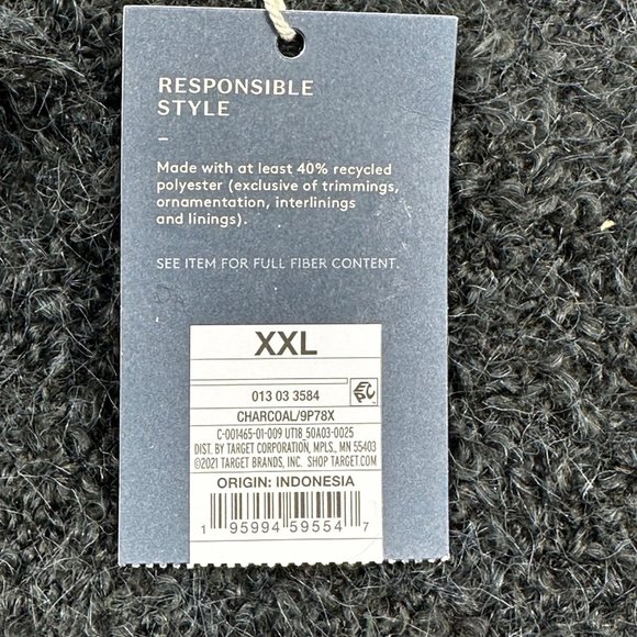 Universal Thread Women's Size XXL Bulky Pull Over Sweater Gray New With Tags - Picture 3 of 13